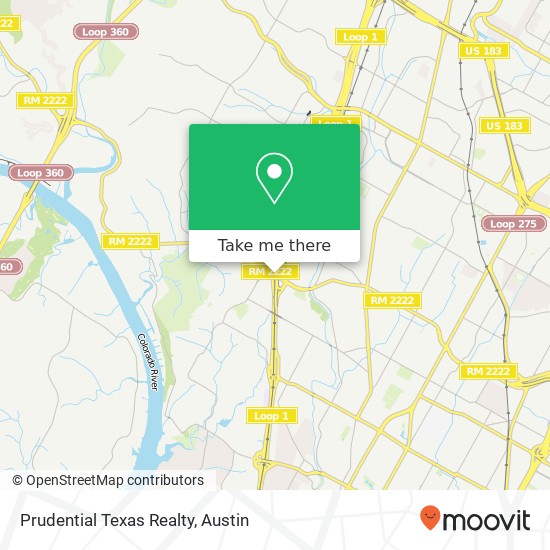 Mapa de Prudential Texas Realty