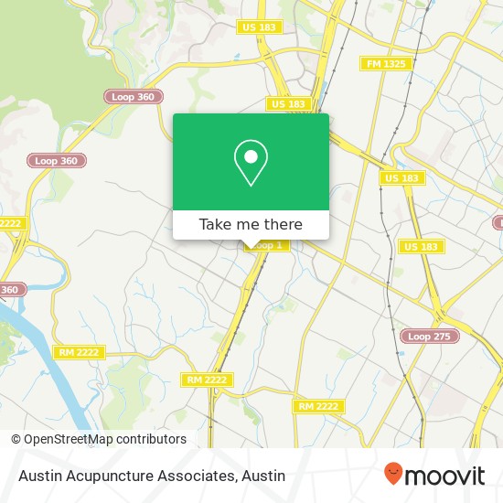 Austin Acupuncture Associates map