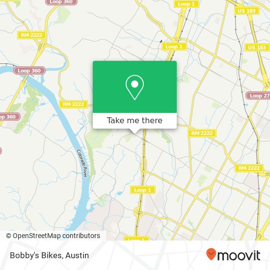 Bobby's Bikes map