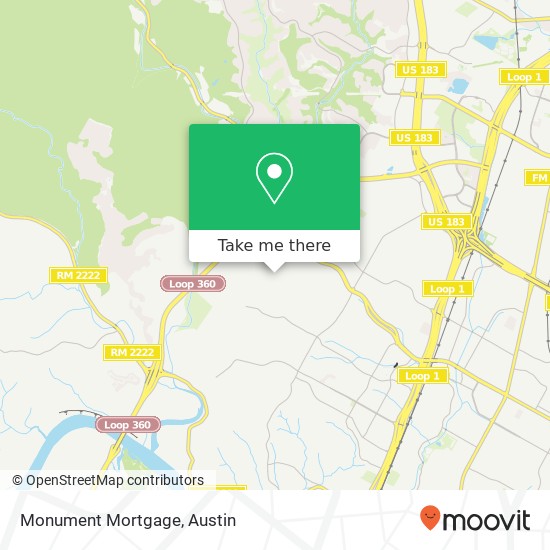 Monument Mortgage map