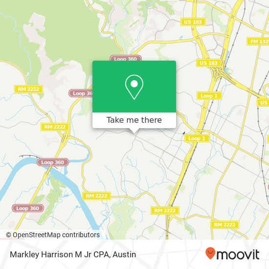 Markley Harrison M Jr CPA map