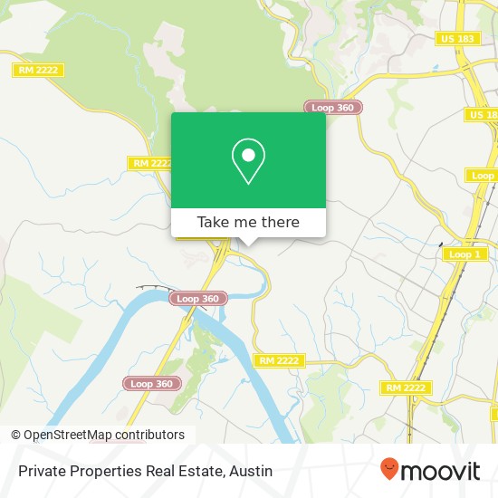 Mapa de Private Properties Real Estate