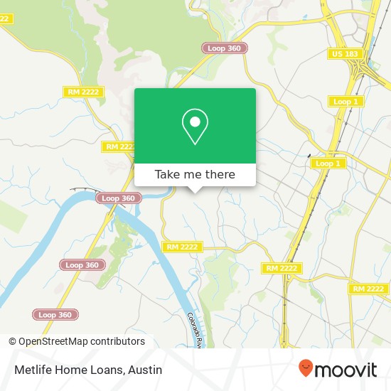 Mapa de Metlife Home Loans