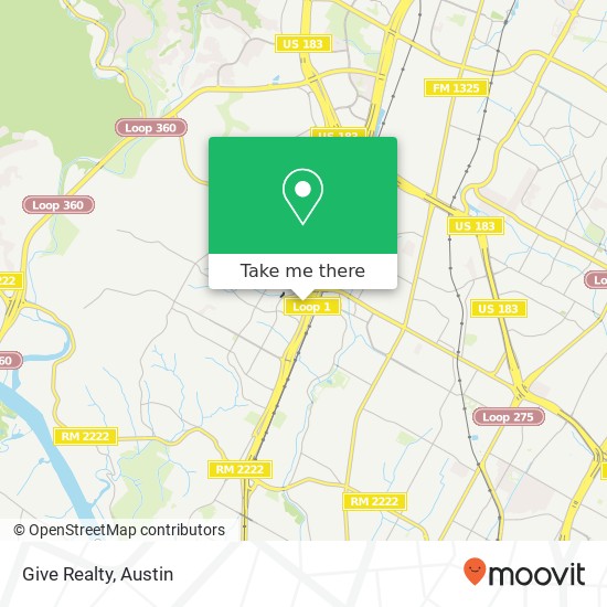 Mapa de Give Realty