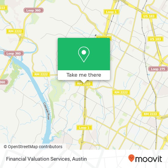 Mapa de Financial Valuation Services