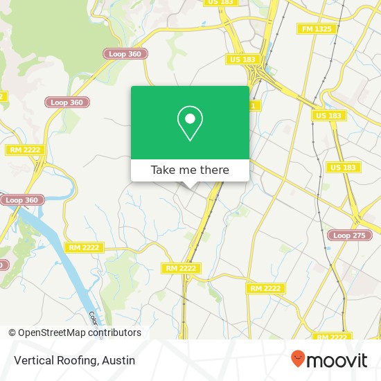 Vertical Roofing map