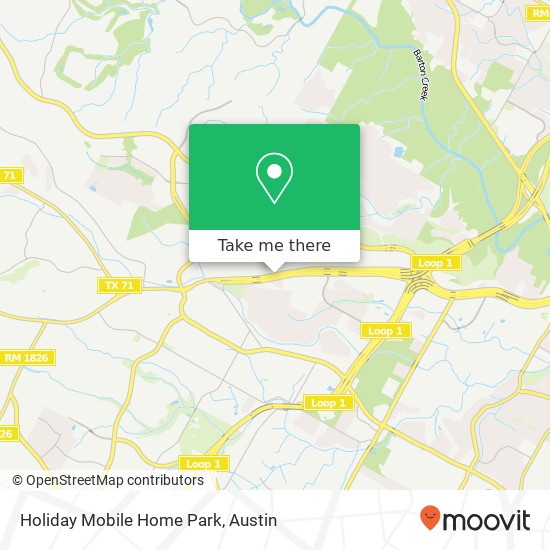 Holiday Mobile Home Park map