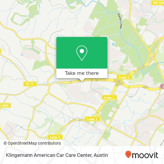 Mapa de Klingemann American Car Care Center