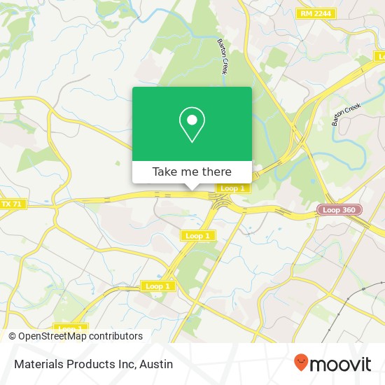 Mapa de Materials Products Inc