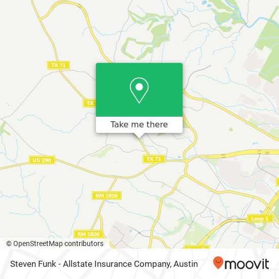 Steven Funk - Allstate Insurance Company map