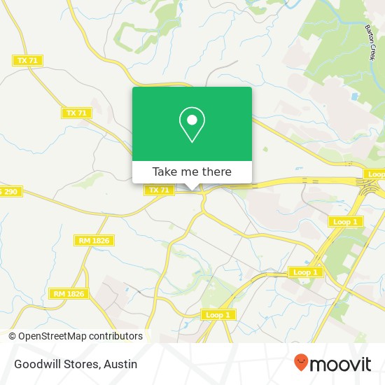 Mapa de Goodwill Stores