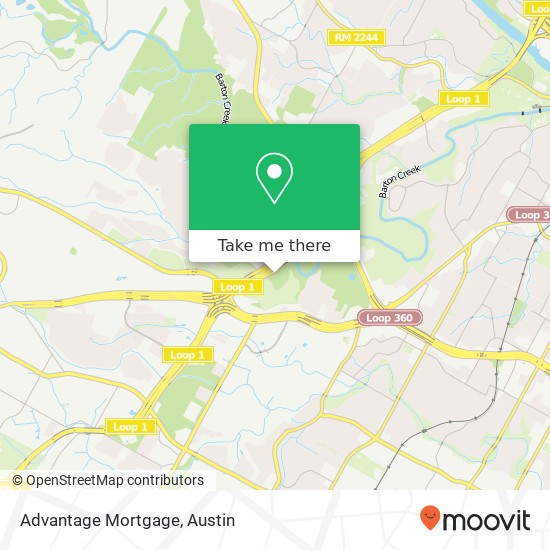 Advantage Mortgage map