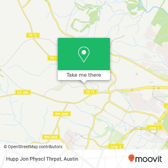 Mapa de Hupp Jon Physcl Thrpst