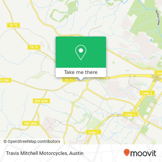 Travis Mitchell Motorcycles map
