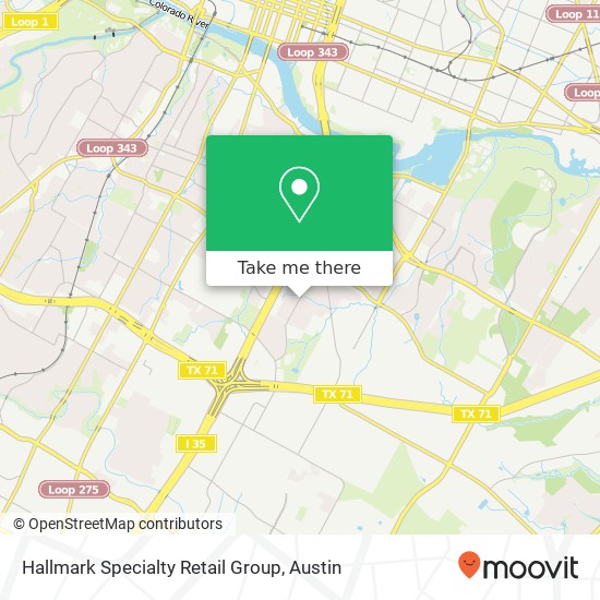 Mapa de Hallmark Specialty Retail Group