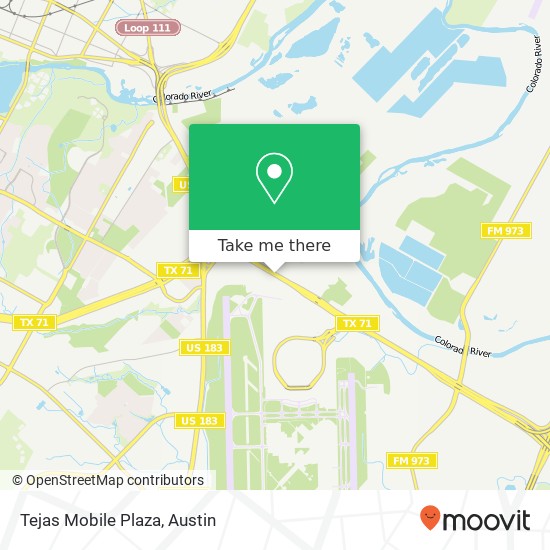 Mapa de Tejas Mobile Plaza