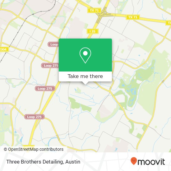 Three Brothers Detailing map