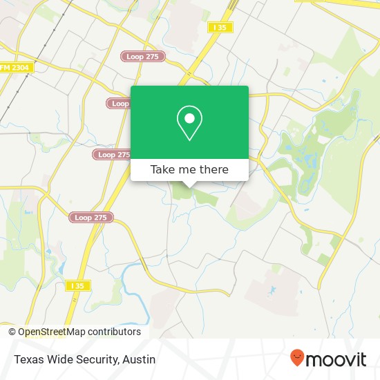 Texas Wide Security map