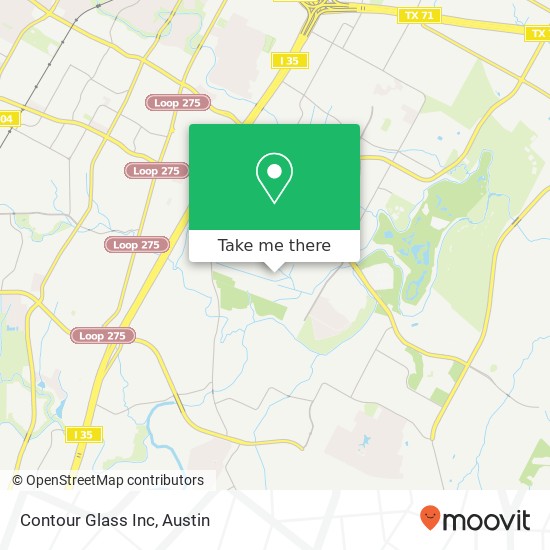 Mapa de Contour Glass Inc