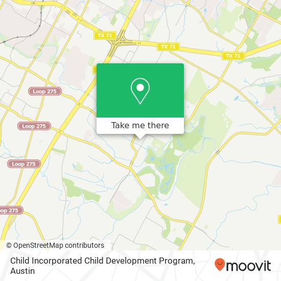 Mapa de Child Incorporated Child Development Program