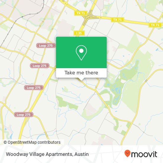 Mapa de Woodway Village Apartments