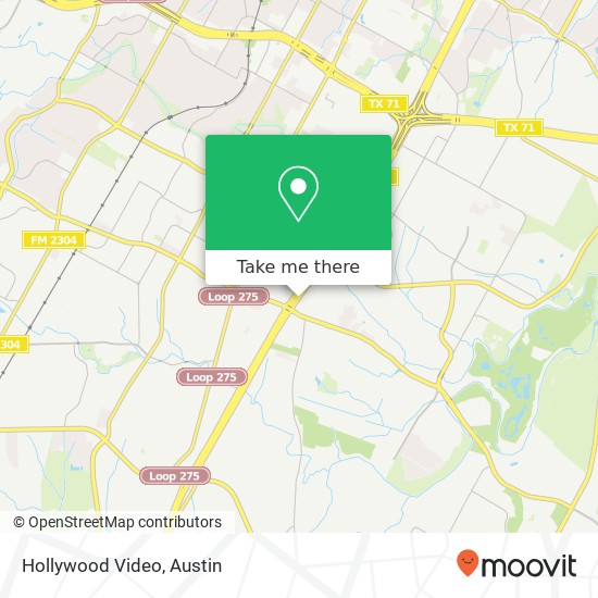 Hollywood Video map