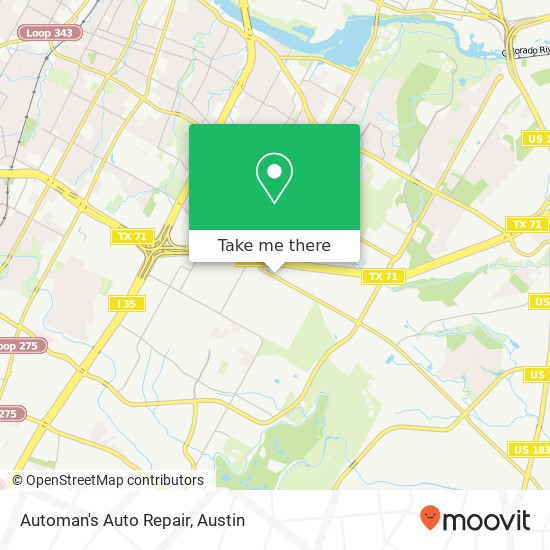 Automan's Auto Repair map