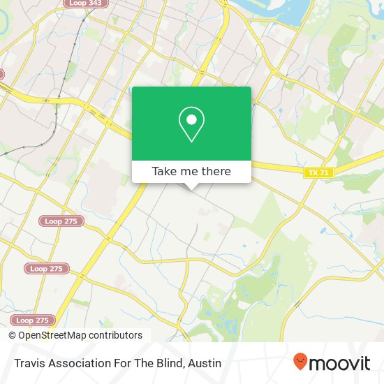 Mapa de Travis Association For The Blind