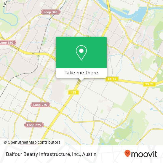 Balfour Beatty Infrastructure, Inc. map