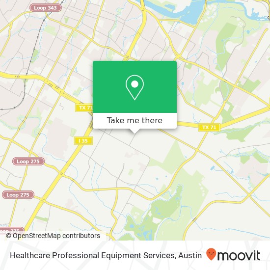 Mapa de Healthcare Professional Equipment Services