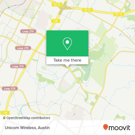 Mapa de Unicom Wireless