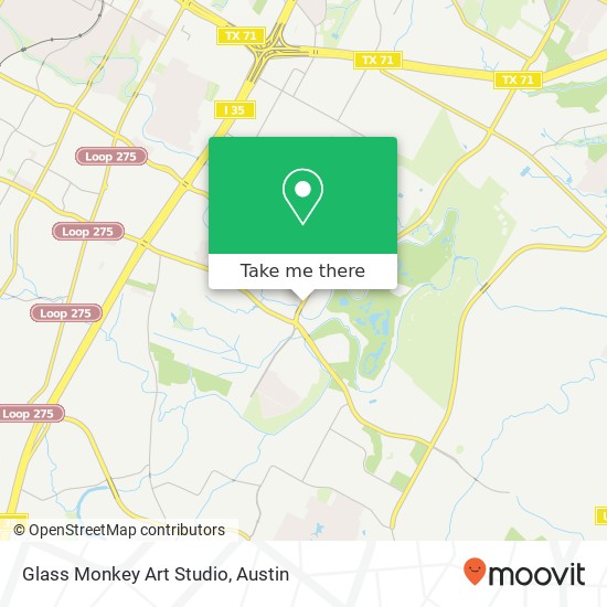 Mapa de Glass Monkey Art Studio