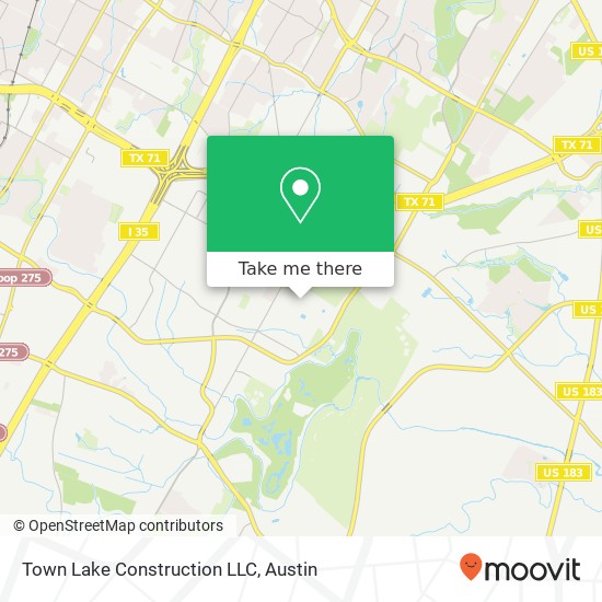 Mapa de Town Lake Construction LLC