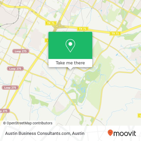 Mapa de Austin Business Consultants.com