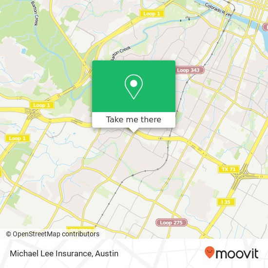 Mapa de Michael Lee Insurance