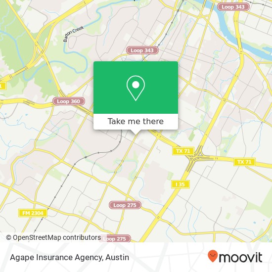 Mapa de Agape Insurance Agency