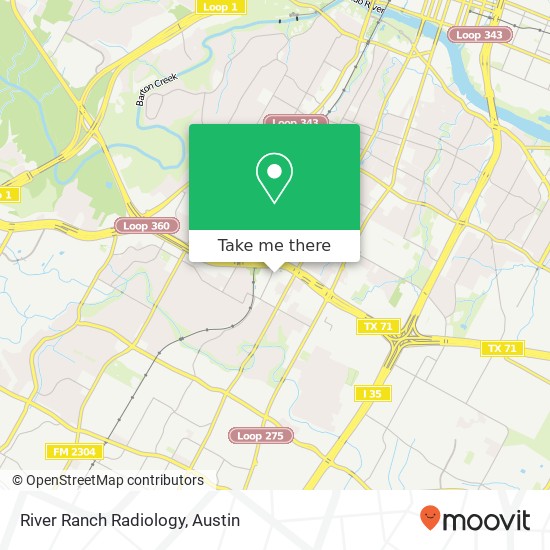 Mapa de River Ranch Radiology