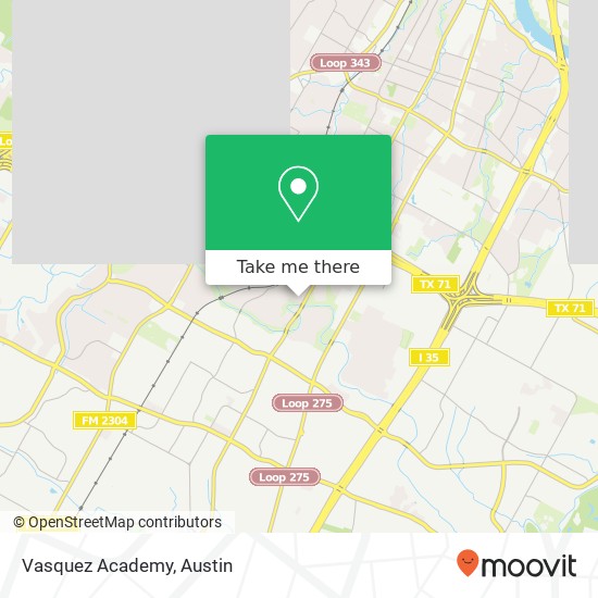 Vasquez Academy map