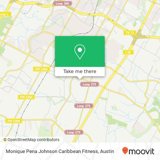 Monique Pena Johnson Caribbean Fitness map