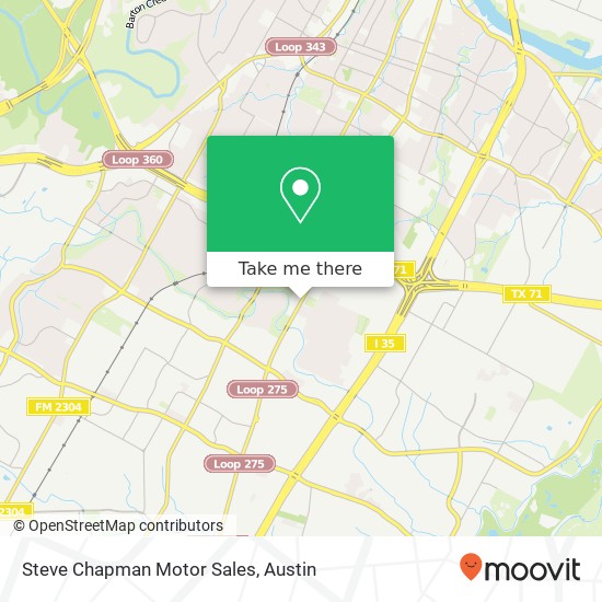 Mapa de Steve Chapman Motor Sales