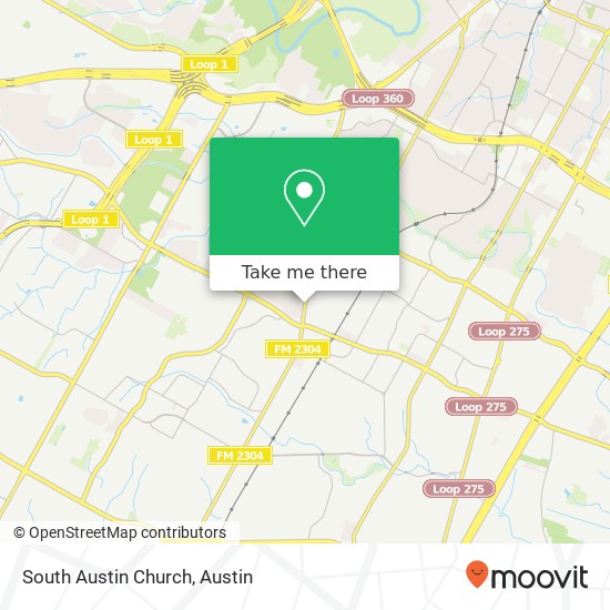 Mapa de South Austin Church