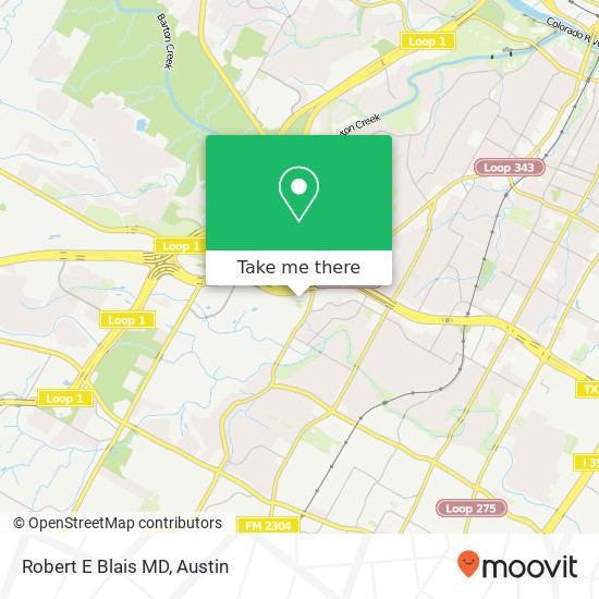 Robert E Blais MD map