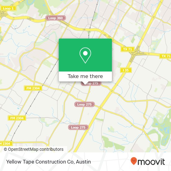 Mapa de Yellow Tape Construction Co