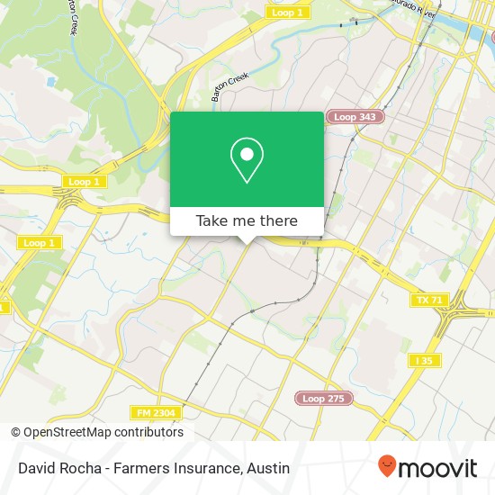 David Rocha - Farmers Insurance map