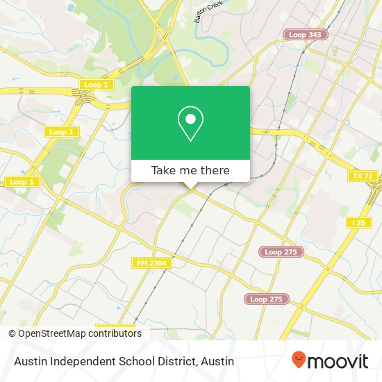 Mapa de Austin Independent School District