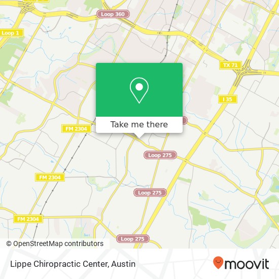 Lippe Chiropractic Center map