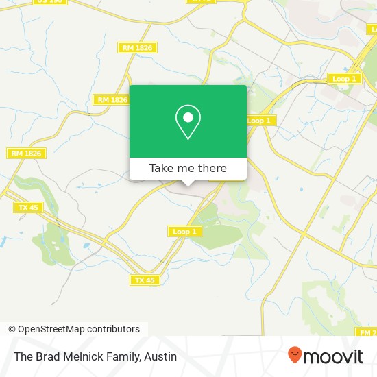 The Brad Melnick Family map