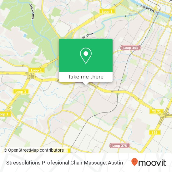 Stressolutions Profesional Chair Massage map