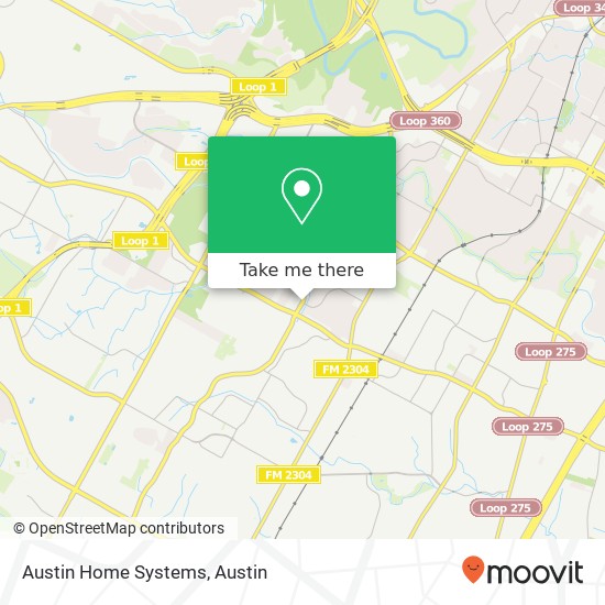 Mapa de Austin Home Systems