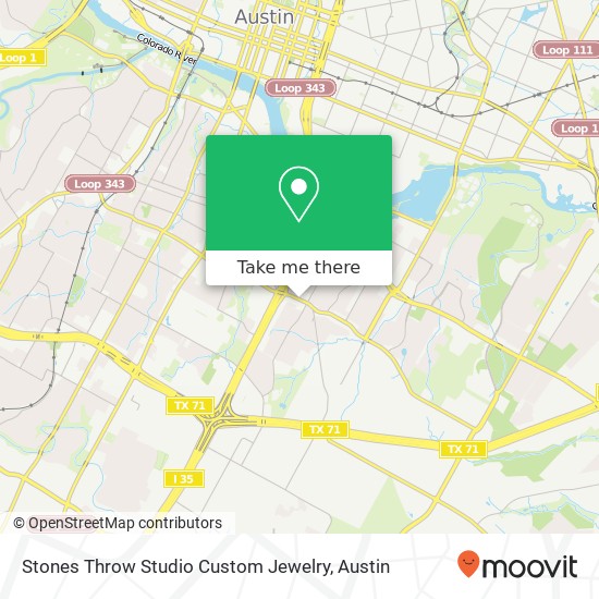 Mapa de Stones Throw Studio Custom Jewelry